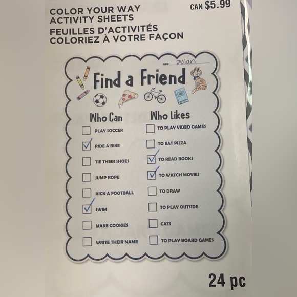 Color Your Way Activity Sheets 24 pcs. - Picture 3 of 8